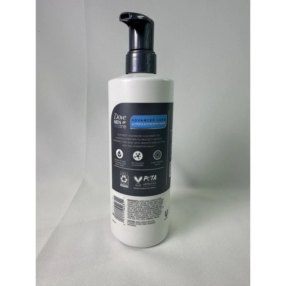 DOVE MEN + CARE Advanced Care Face + Body‎ Cleanser Dry Repair for Dry Skin 16.9